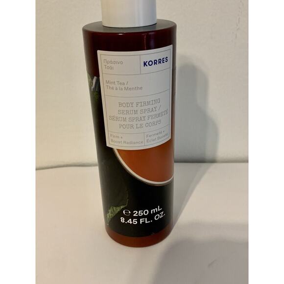 KORRES BODY FIRMING SERUM SPRAY MINT TEA 8.45 OZ NWOB Full size NEW - Picture 3 of 6